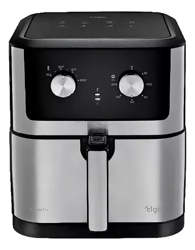 Fritadeira Eltrica Chrome Fry Inox Elgin 8l Airfryer 220v
